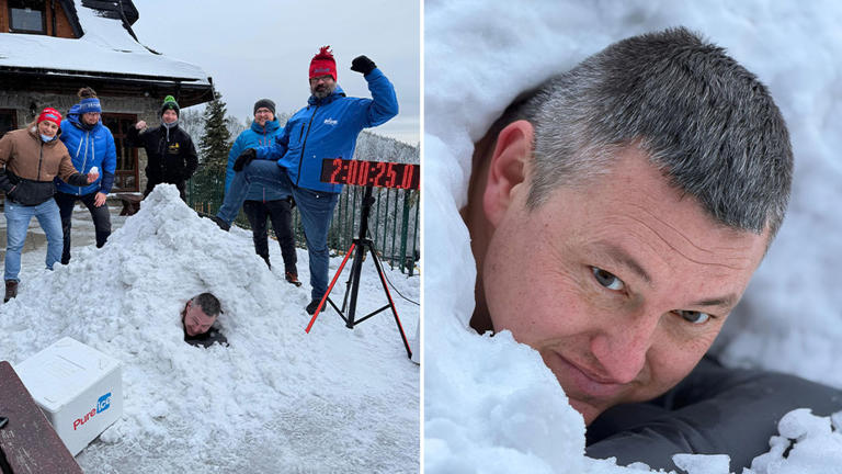 Polish endurance athlete sets world record for longest full body ...