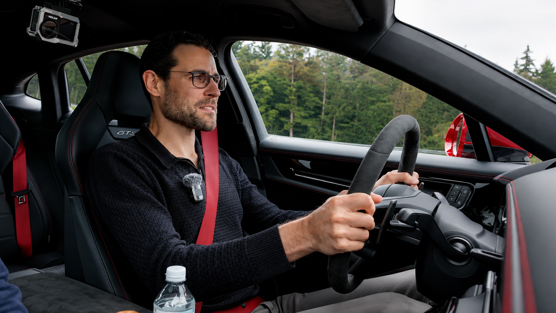 Testing Porsche Panamera GTS acceleration with a V8 engine