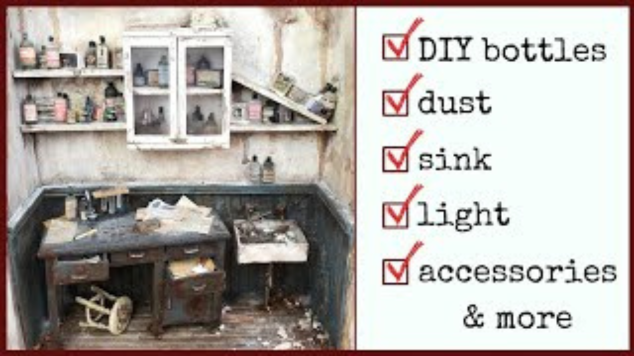 Building an abandoned mini lab inside a book