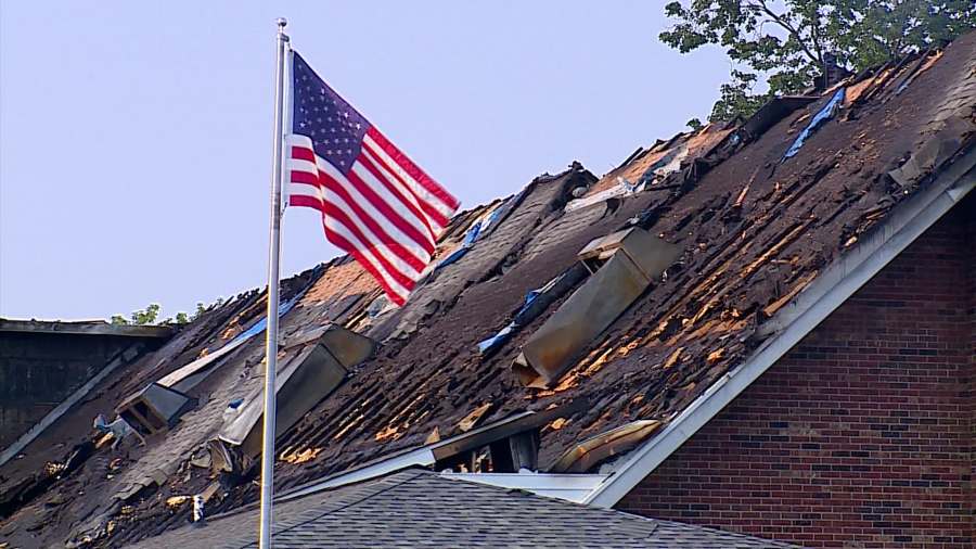 Service held after Byron Center Bible Church fire