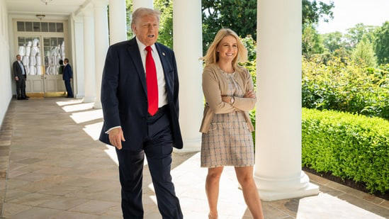 In the social media post, Trump called Karoline Leavitt a “real leader” and said that she has done a “phenomenal job”.