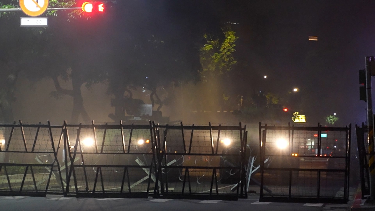 Taiwan military police rehearse defense of Taipei in Han Kuang exercise