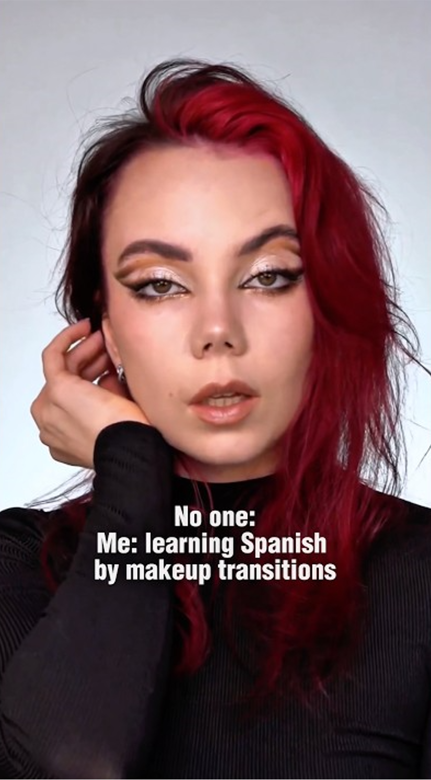 Makeup transition that actually hits different