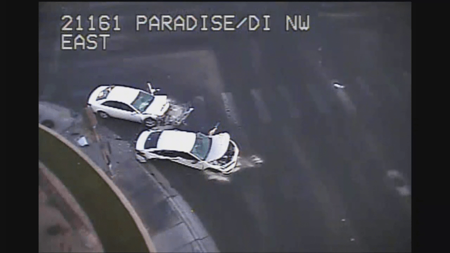 Update: Multi-vehicle crash turns deadly in Las Vegas