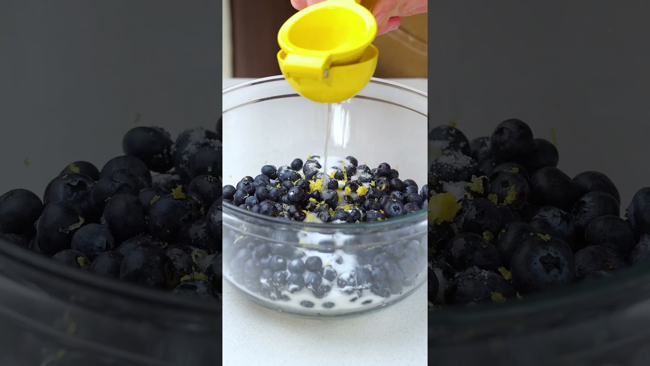 Blueberry pie with the perfect ice cream combo