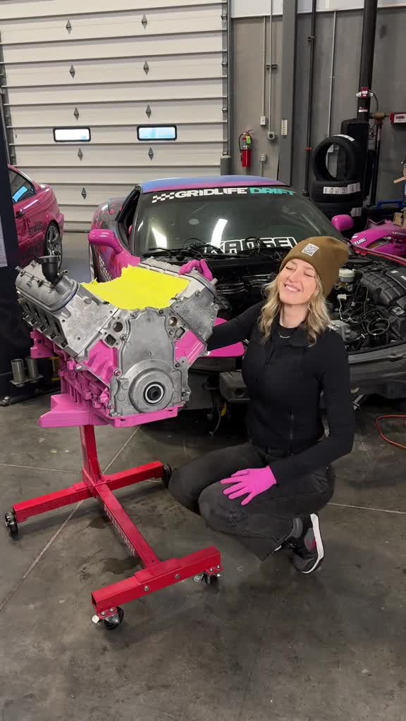 Final assembly continues on a Corvette engine rebuild