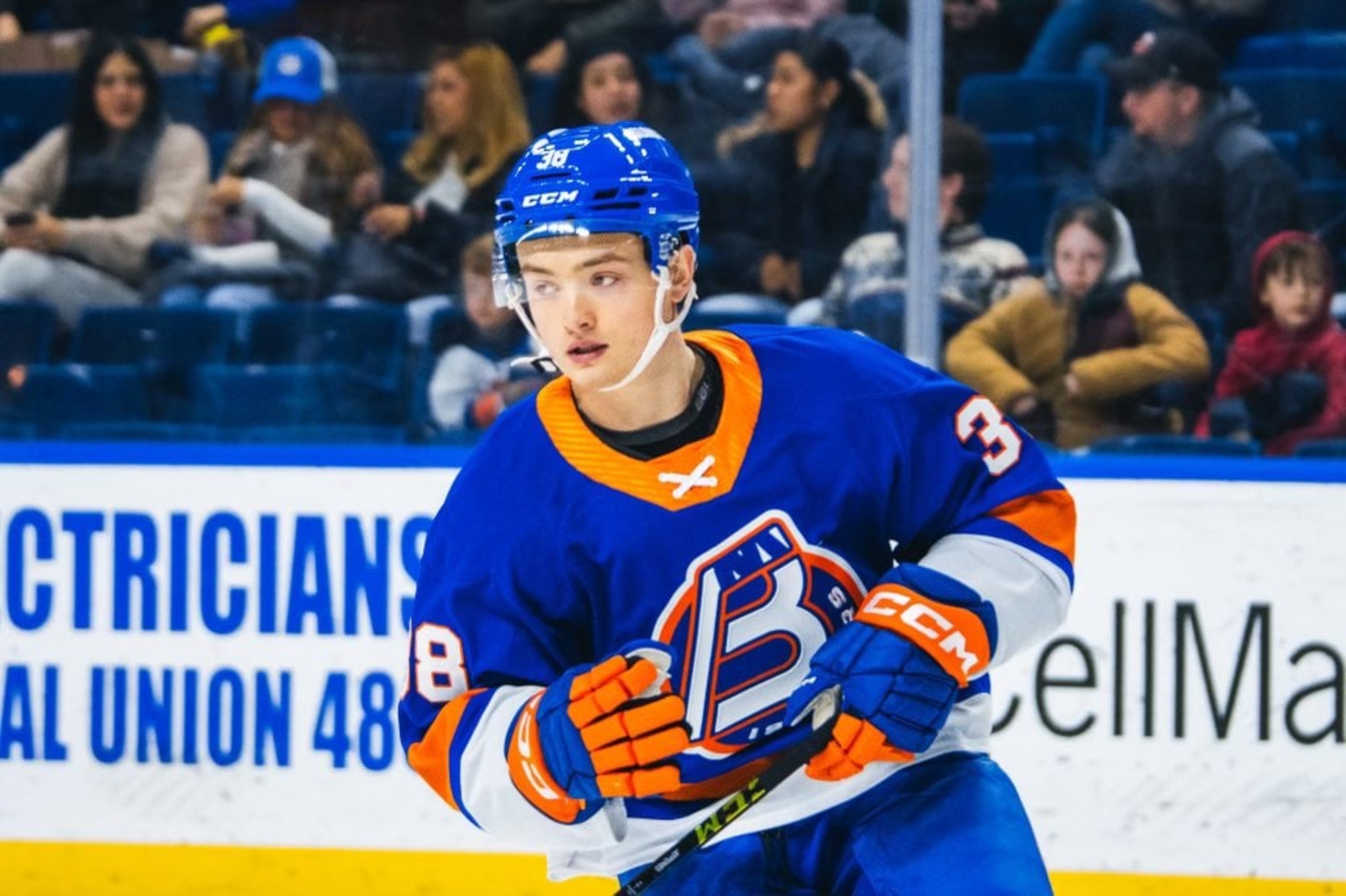 Kashawn Aitcheson & Cole Eiserman represent Islanders at the NHLPA ...