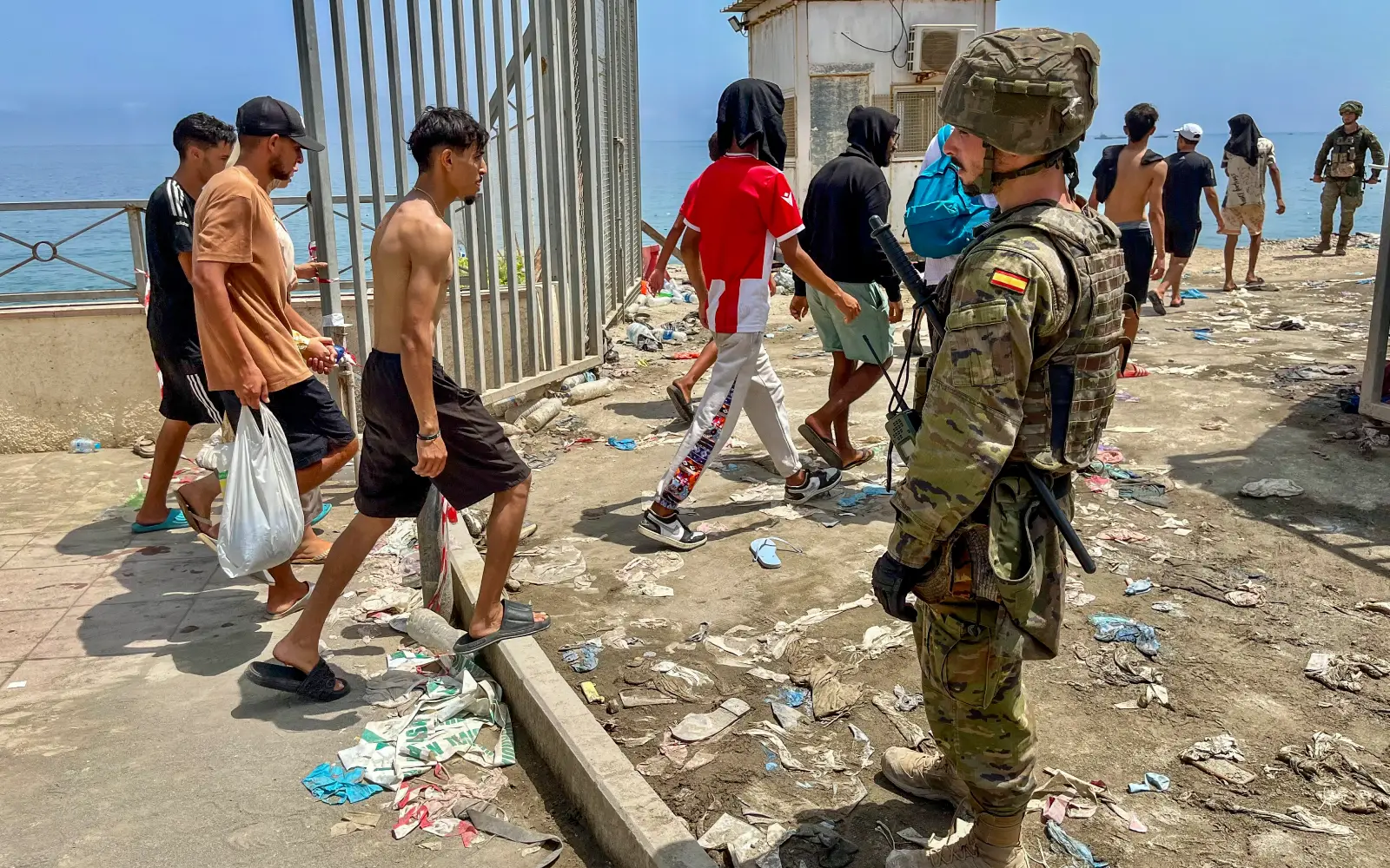 EU grapples with migrant crisis in Spain’s N African enclave