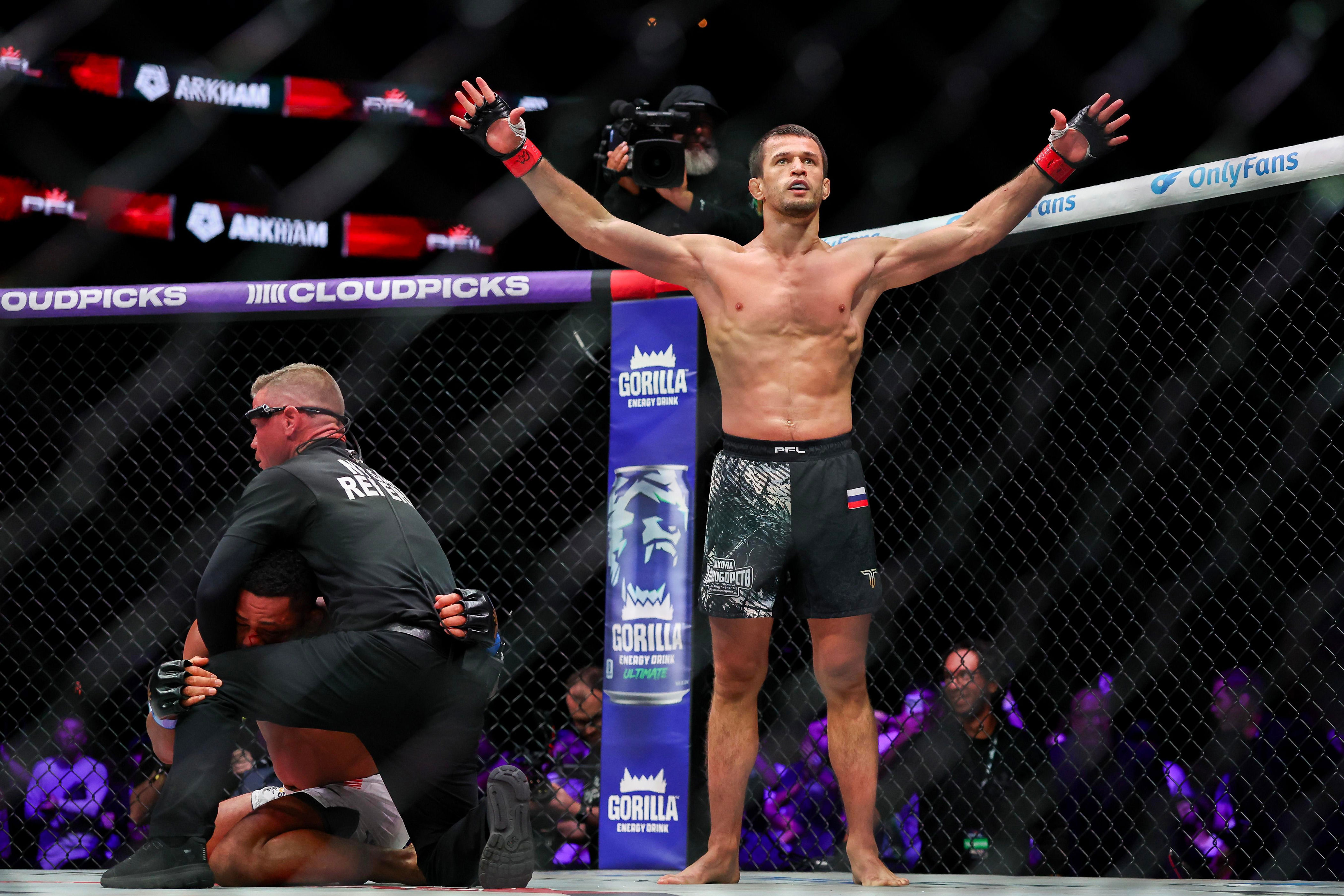 Highlights! Usman Nurmagomedov destroys Archie Colgan via first-round knockout in final fight of contract | PFL New York