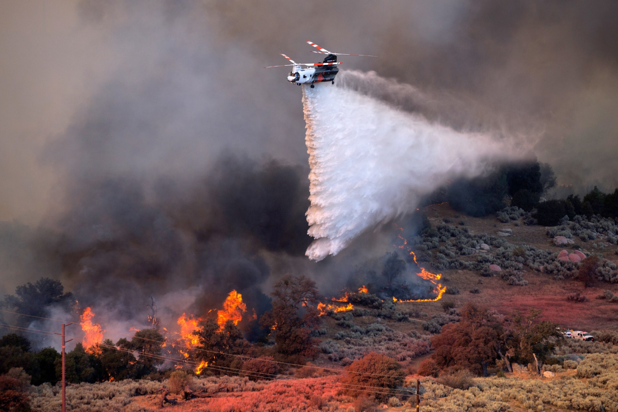 Evacuations lifted as crews stop forward progress of brush fire near Lake Henshaw