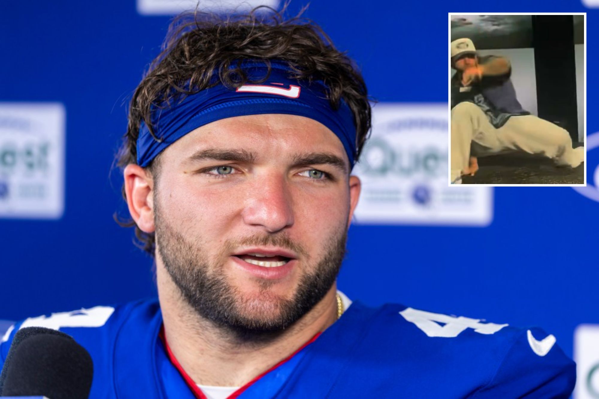 Cam Skattebo learned lesson from 'dumb' backflip fail after convos with Giants brass