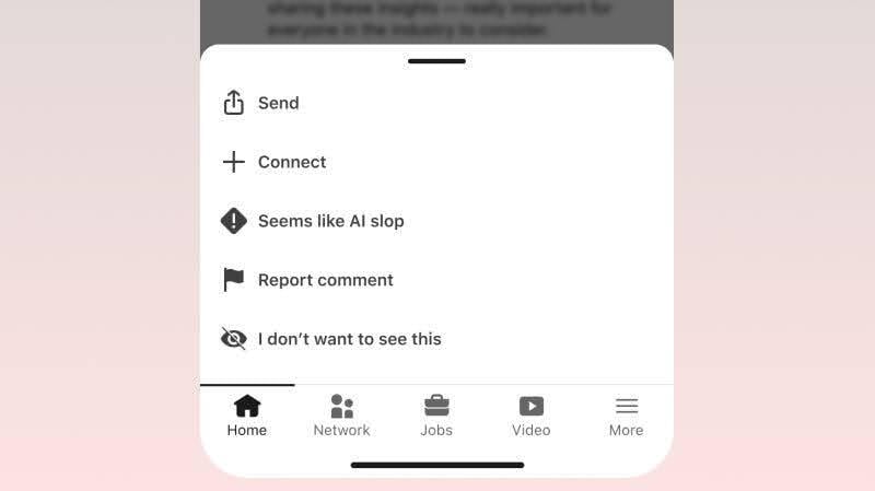 LinkedIn feed full of AI posts? Now you can report that it 'seems like ...