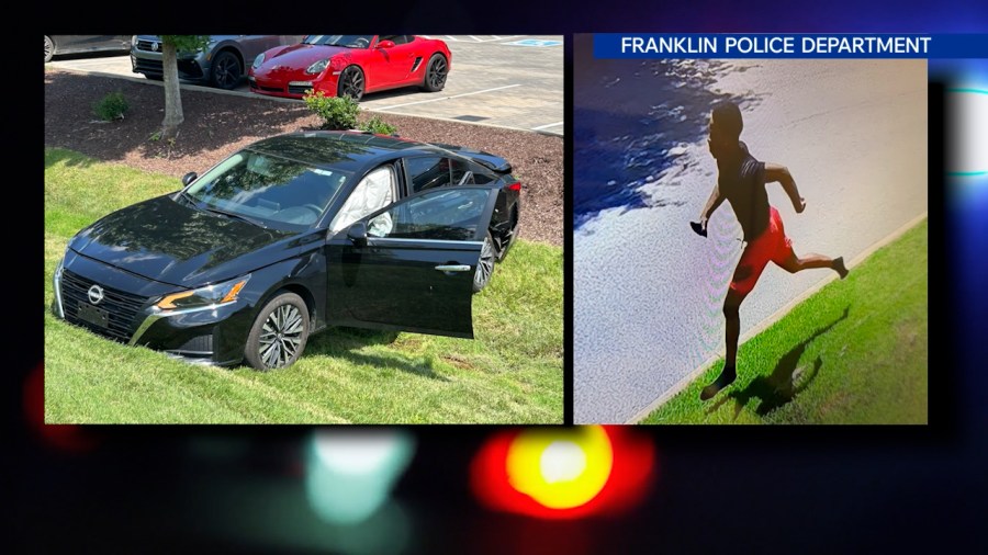 Franklin bank robbery suspect still on the run, police say