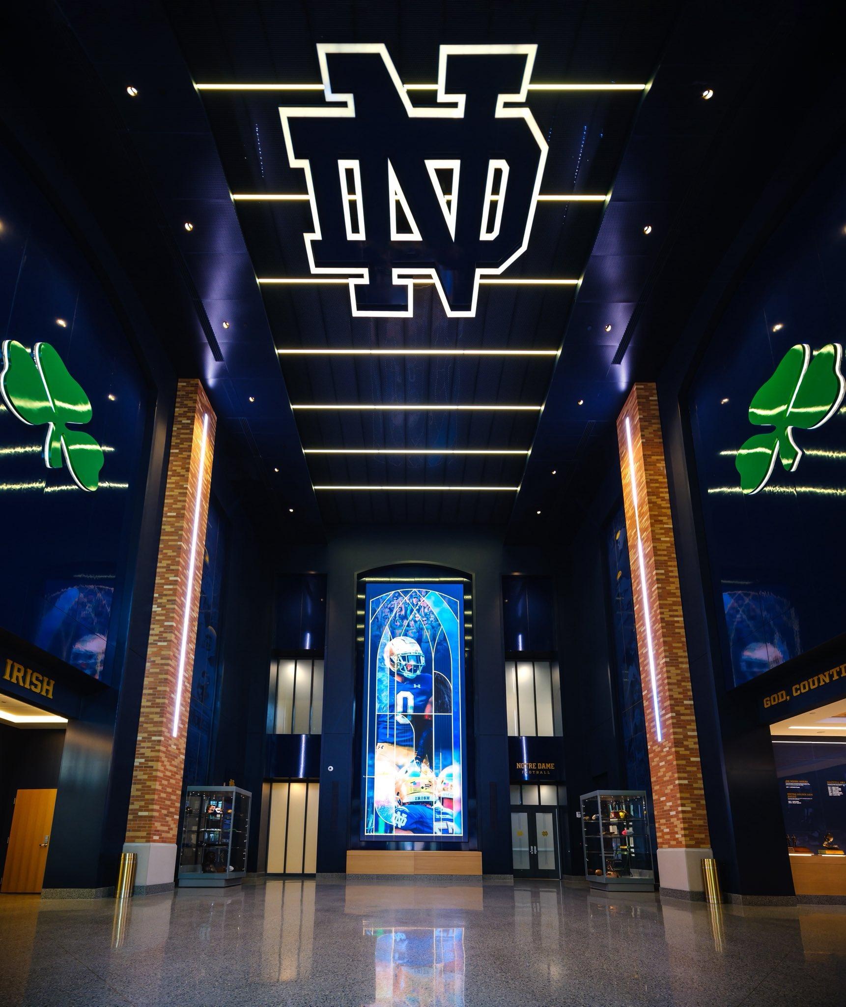 Notre Dame's jaw-dropping new football facility is further proof that the Irish are all in