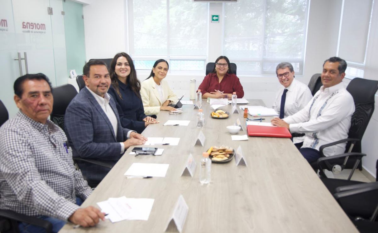 Reunión de Morena con aspirantes a las coordinaciones estatales en defensa de la transformación y la soberanía nacional de Baja California, Baja California Sur, Chihuahua, Nayarit, Sinaloa y Sonora. Foto: X @PartidoMorenaMx