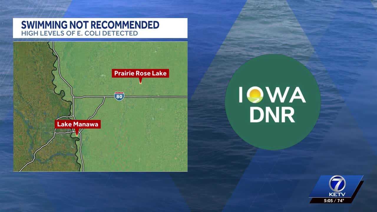Iowa Department of Natural Resources identifies high E coli levels at state lakes