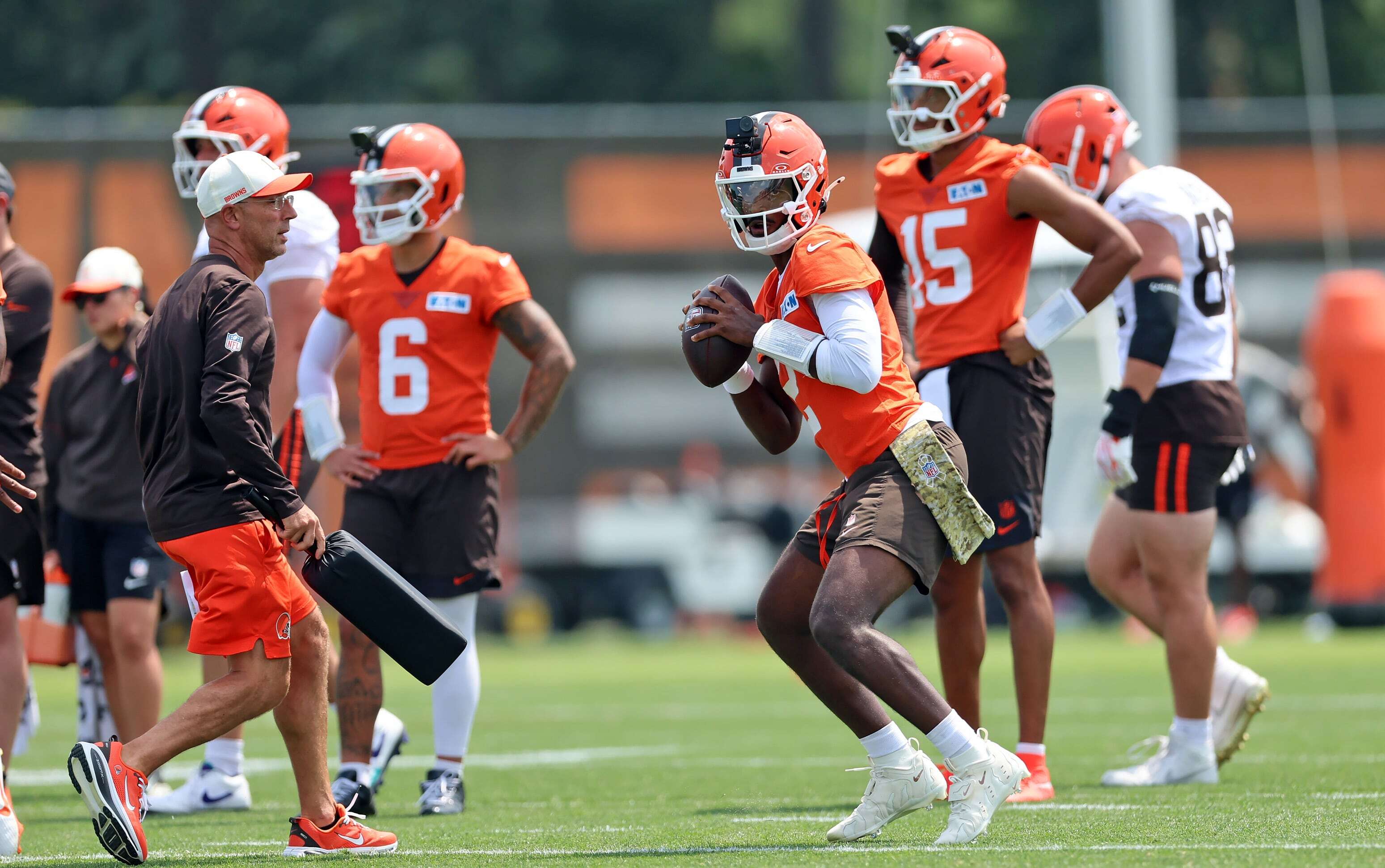 One Browns practice change and how it impacted the quarterback battle — Ashley Bastock