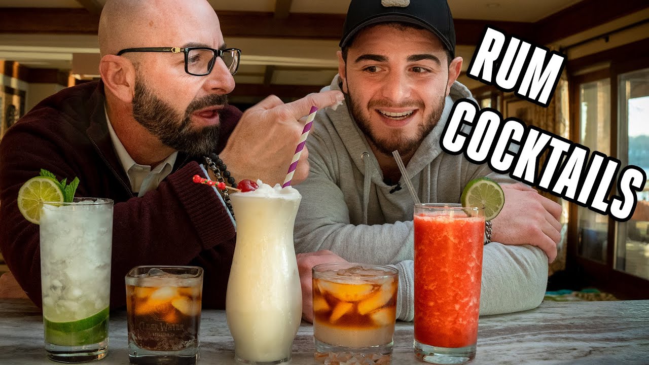 Top 5 rum cocktails you need to try! | Easy recipes with dad
