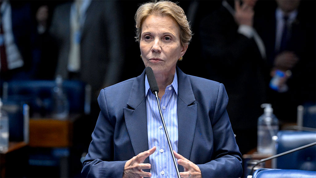 A senadora Tereza Cristina (PP-MS) tinha aceitado ser candidata a vice de Flávio Bolsonaro (PL-RJ)