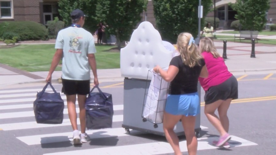 Drop-off day returns to help ECU students move in