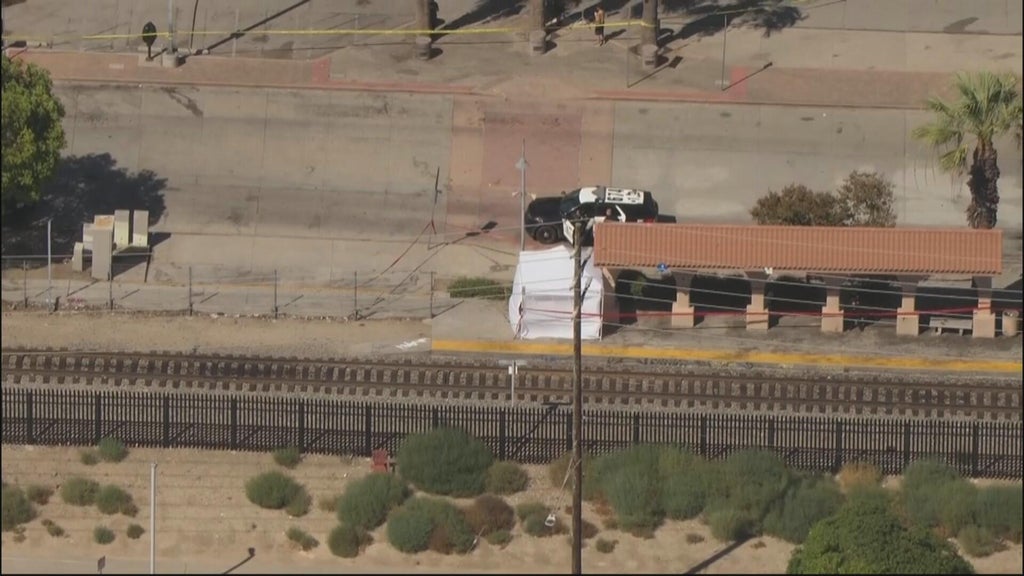 Man stabbed to death on Metrolink platform in Sylmar
