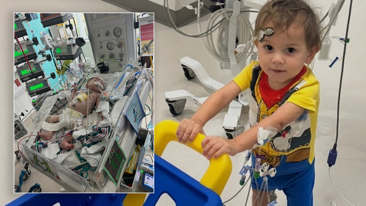 Toddler awaiting heart and lung transplant finds hope at Texas Children's Hospital in Houston