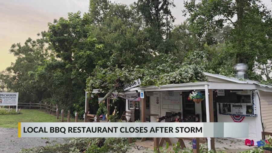 Morris Barbecue plans to reopen after storm damage