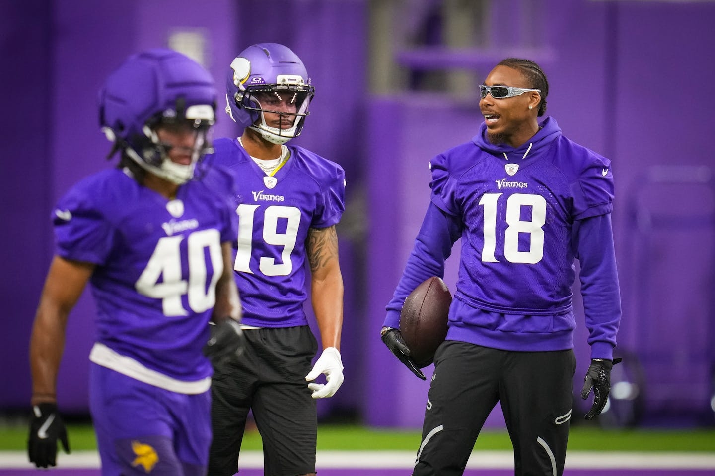 Vikings star Justin Jefferson excited by team's QB battle: ‘I always love a competition'