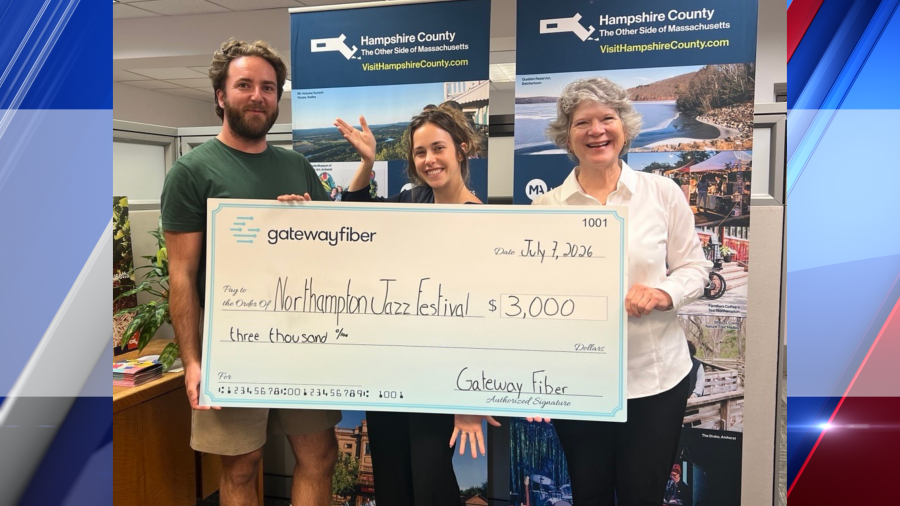 Gateway Fiber donates $3,000 to support Northampton Jazz Festival
