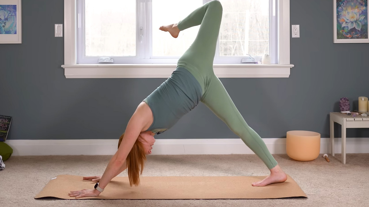 30 min sun salutations yoga for strength, balance and flexibility