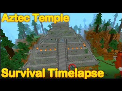 See an Aztec/Mayan temple rise from nothing in this Minecraft survival ...