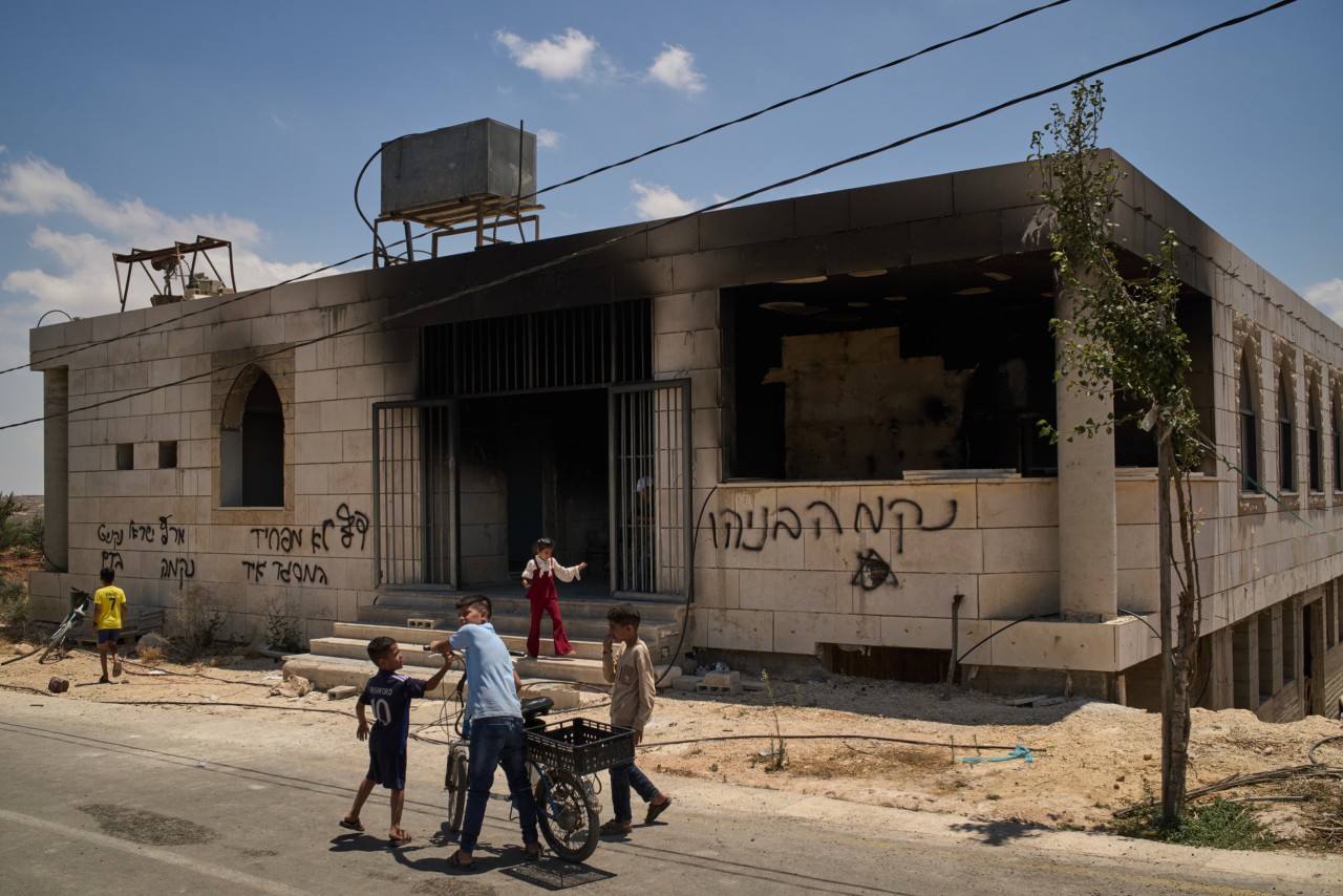 Settlers torch mosques and villagers guard homes: West Bank violence is surging