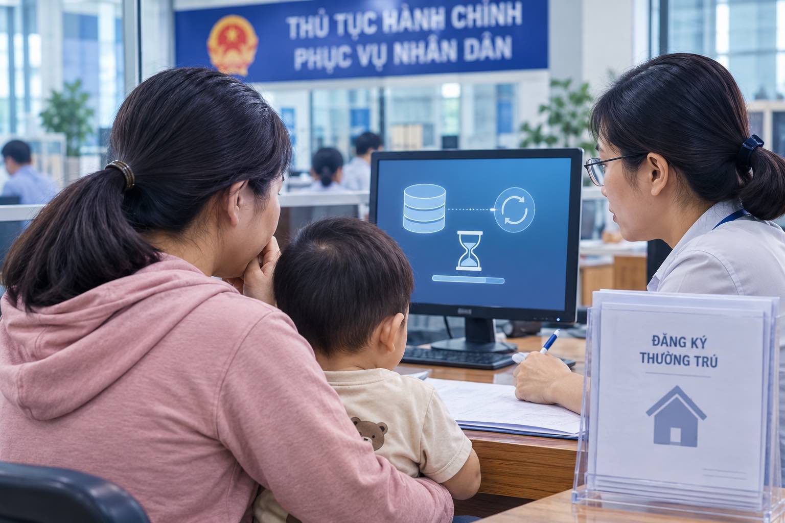 Chậm đồng bộ dữ liệu hộ tịch điện tử, phụ huynh mất thời gian sửa tên con