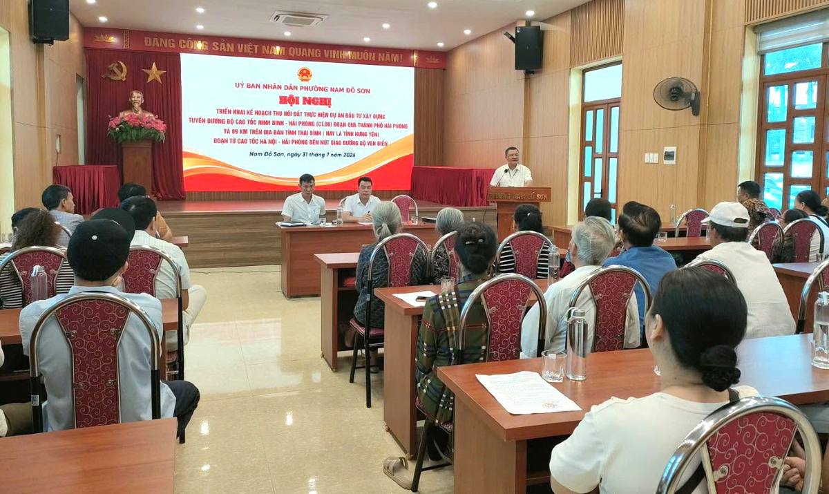 Chuẩn bị thu hồi hơn 8 ha đất thực hiện dự án đường bộ cao tốc Ninh Bình - Hải Phòng