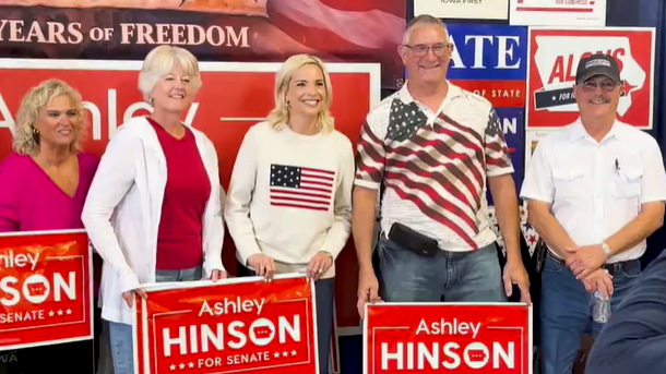 Ashley Hinson makes stop at Plymouth County Fair