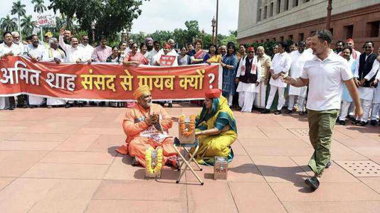 FIR in Varanasi against Rahul Gandhi, Pappu Yadav over skit; BJP leaders file complaint in Delhi