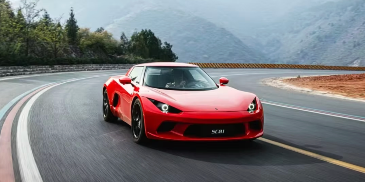 This Chinese-built electric sports car has nearly 430 horsepower and costs about $34,000