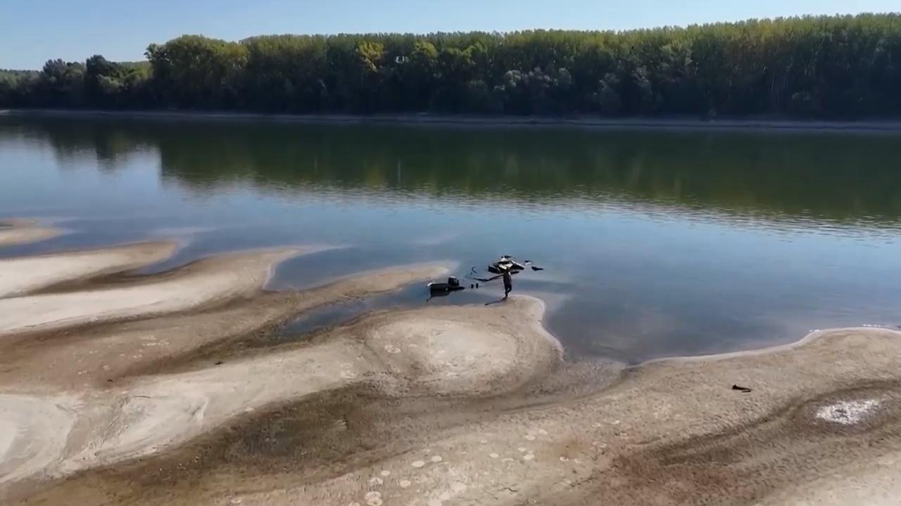 Danube records historic low in Croatia due to heat and drought