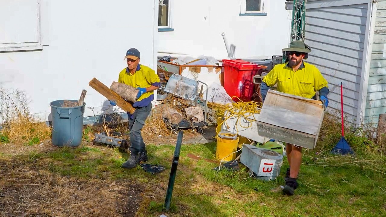 81-year-old's scrap metal yard gets massive cleanup!