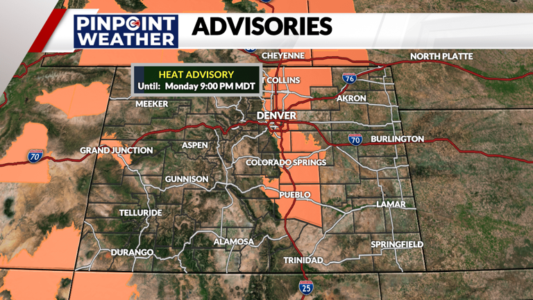 Denver weather: Warming trend triggers Pinpoint Weather Alert Day for ...