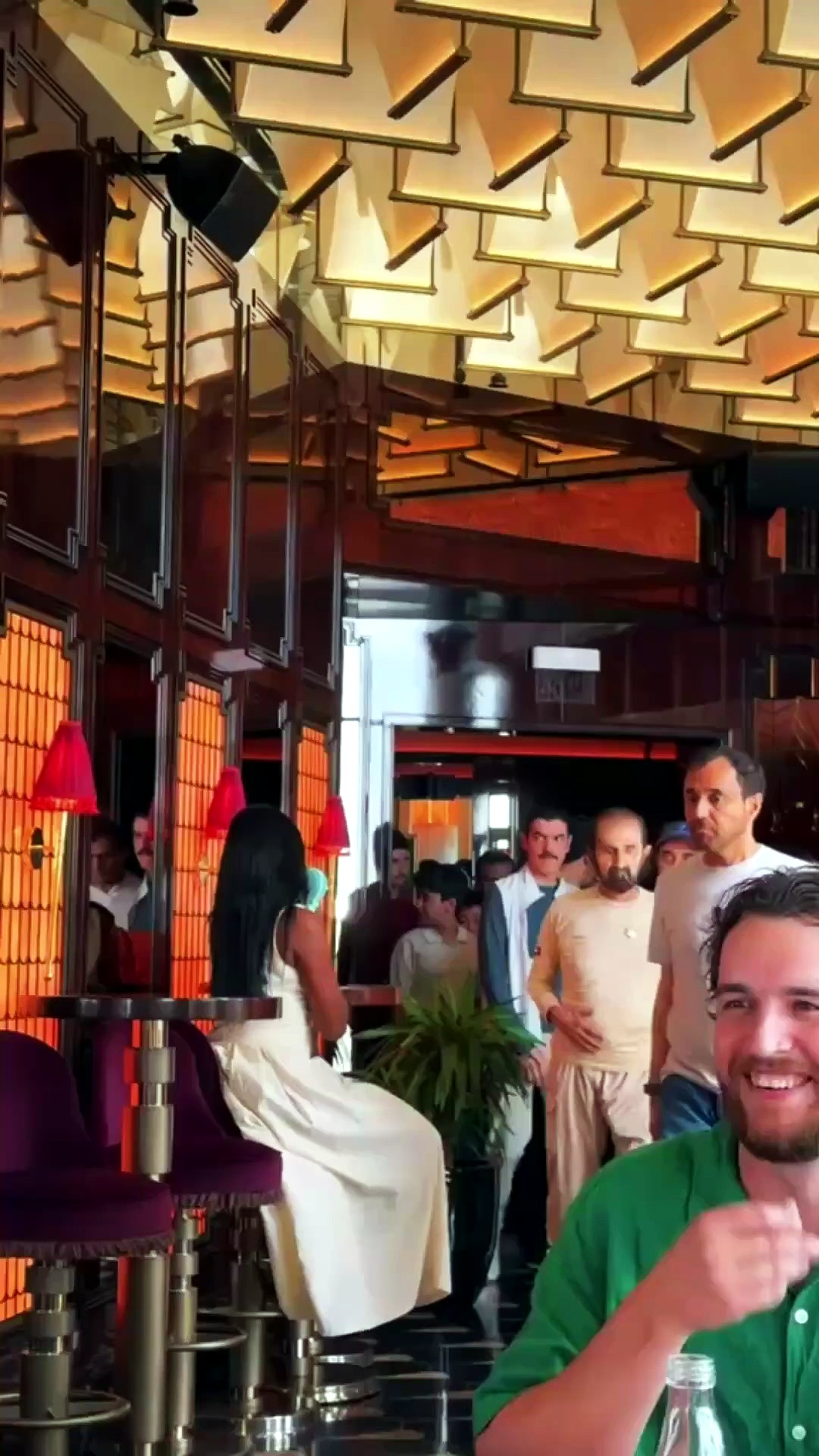 Dubai ruler at London restaurant