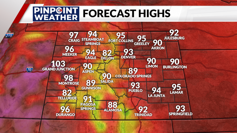 Denver weather: Warming trend triggers Pinpoint Weather Alert Day for ...