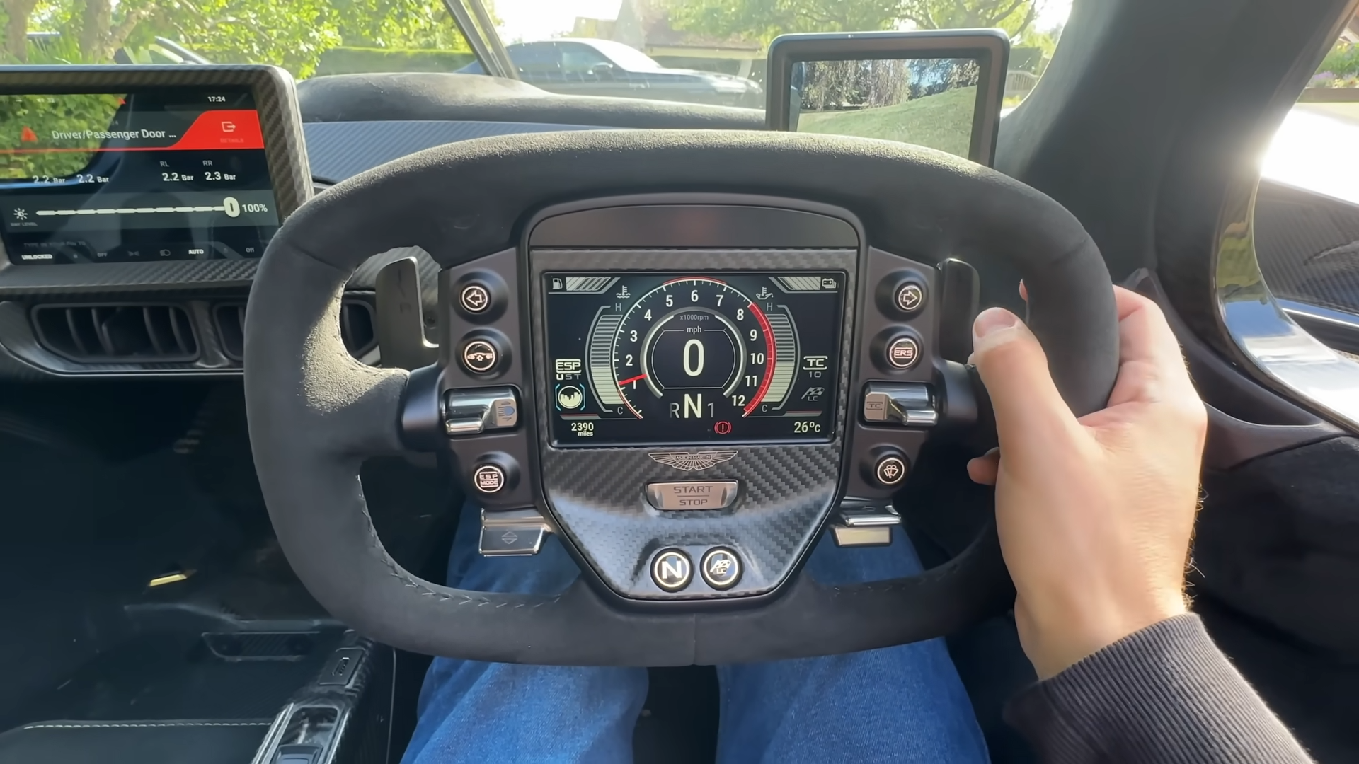 Unfiltered raw perspective inside a multimillion dollar hypercar