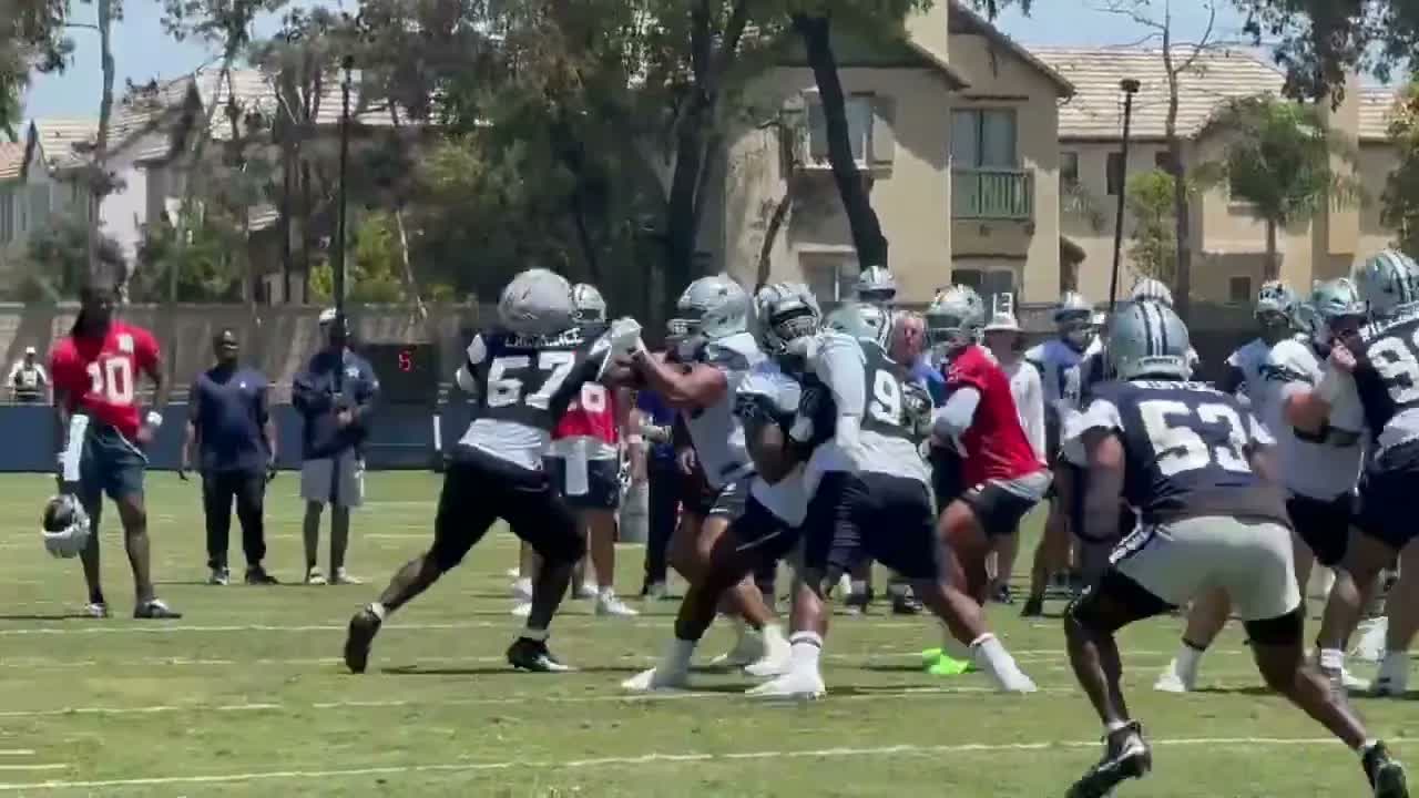 Dallas Cowboys training camp action