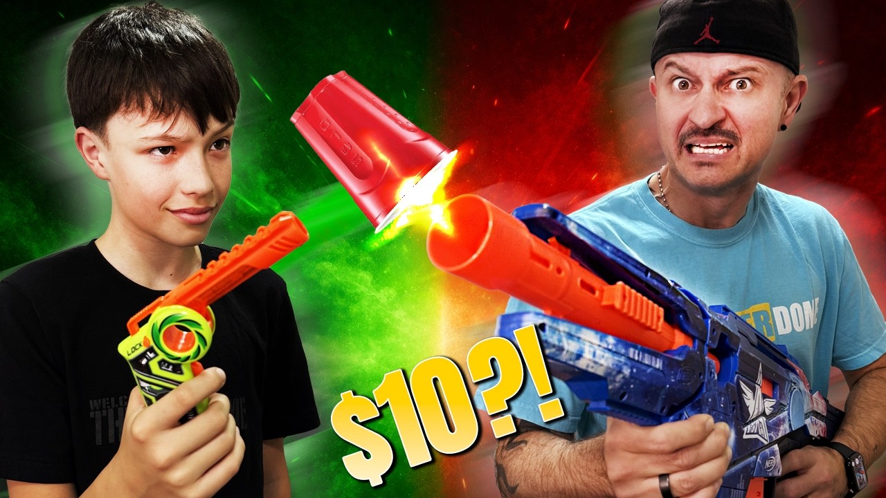 $10 vs $100 Nerf blaster showdown: You won’t believe the winner!