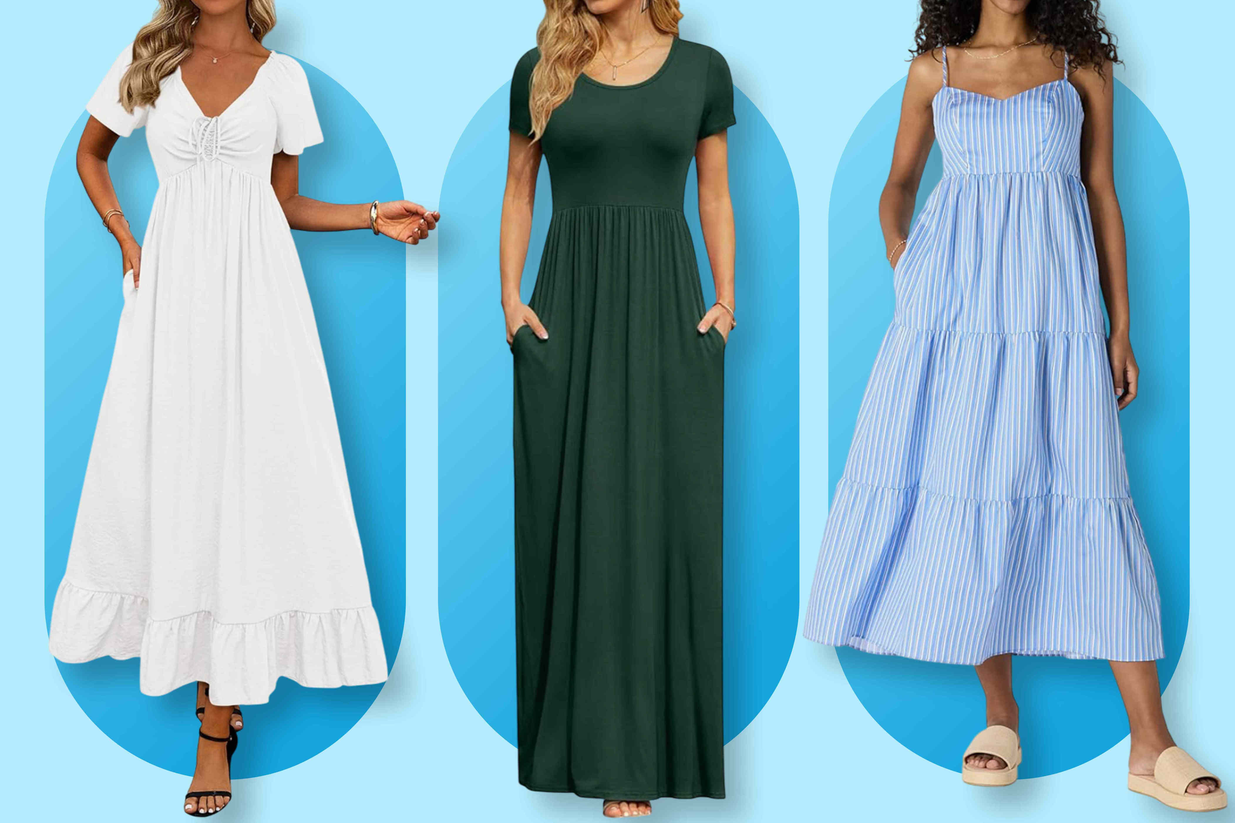 Amazon has deals on women's casual summer dresses that are perfect for hot, humid days — starting at $12