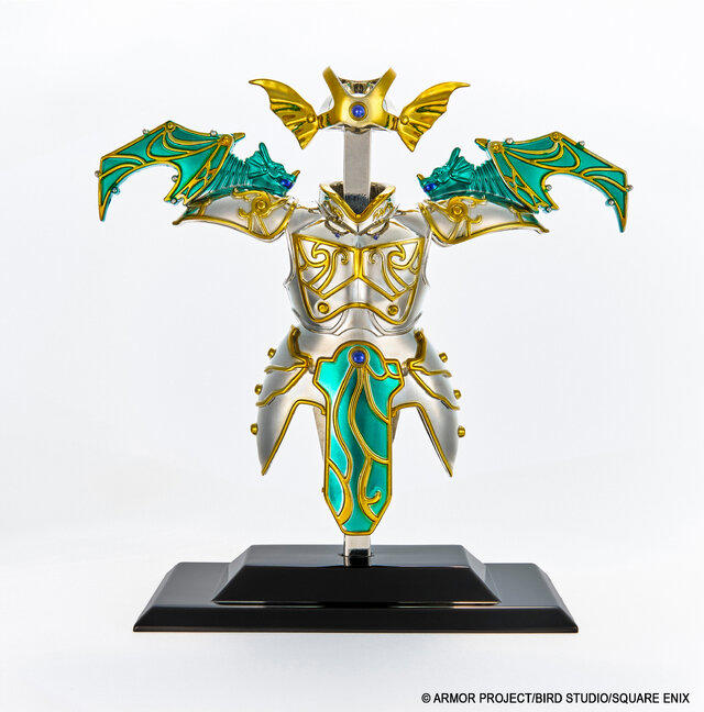ずっしり重い…!『ドラクエ』伝説の武具やモンスターがメタルフィギュア化、「天空の鎧＆天空の兜」など全7種類