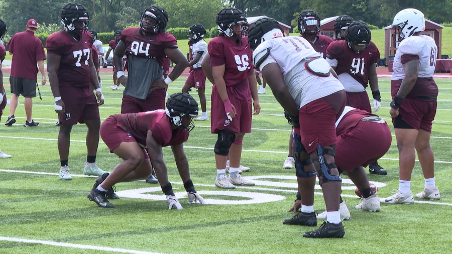 Intensity remains high as pads come on for Alabama A&M fall camp