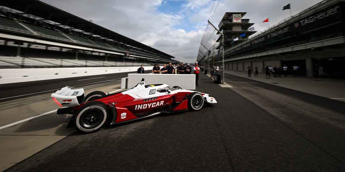 Rossi gets the first test drive, can't wait to race IndyCar's new IR-28