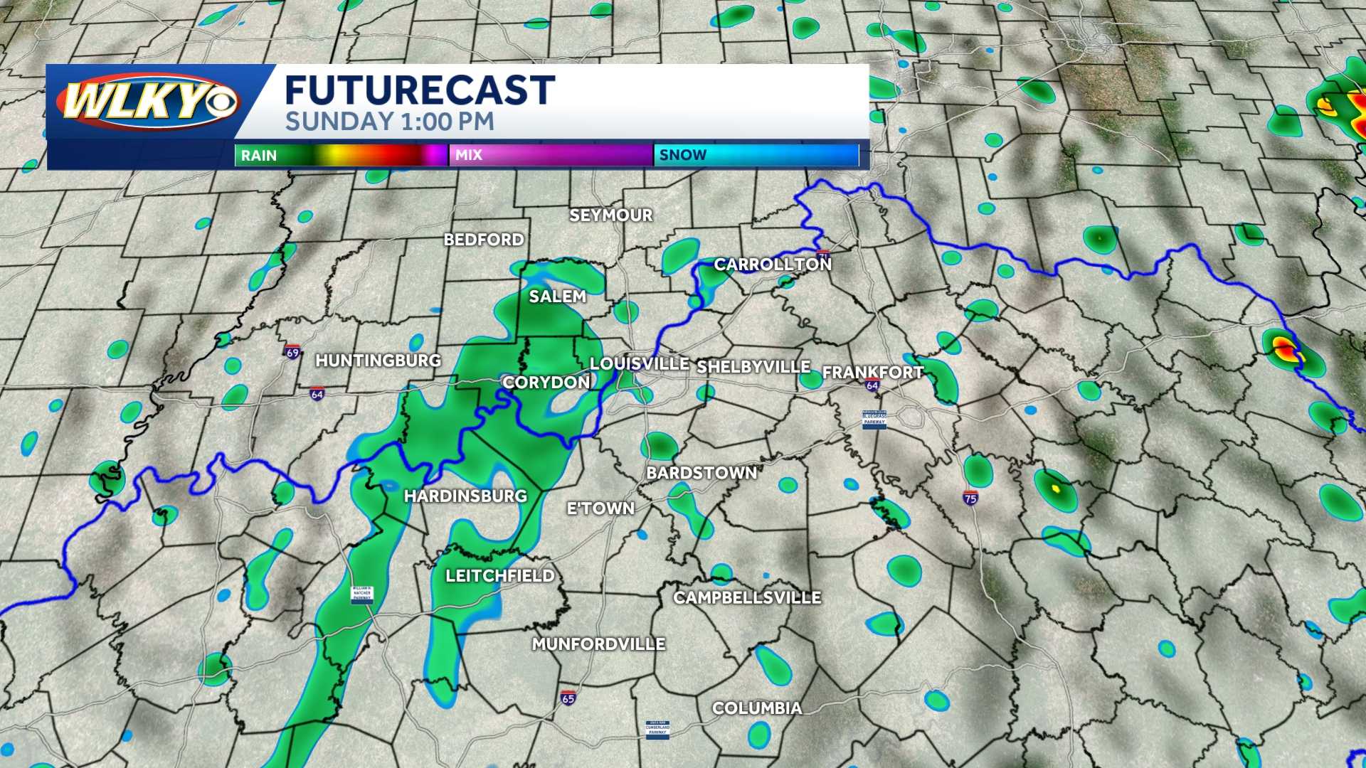 Showers moving out Saturday; rain expected Sunday